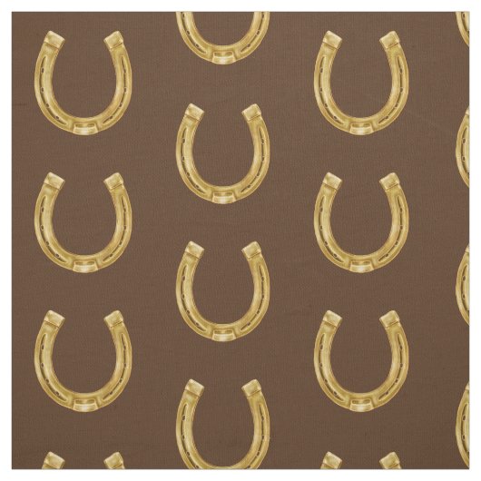 Tissu Chanceux fer à cheval (Échantillon)
