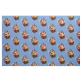 Tissu Chandelle d'écureuil de neige (Fat Quarter)