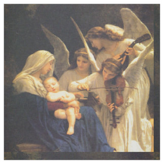 Tissu Chanson des anges, William-Adolphe Bouguereau