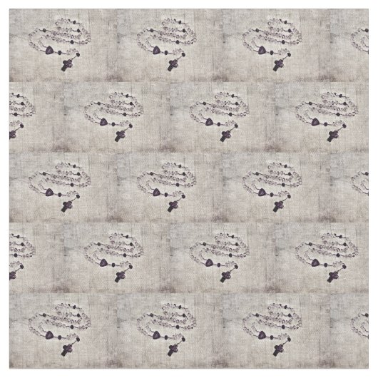 Tissu Chapelet catholique (Fermer)