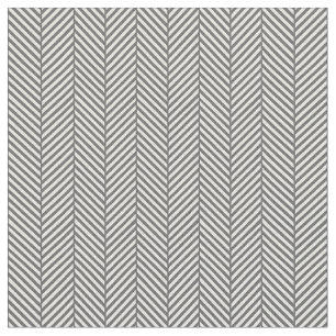 Tissu Charbon Gris Herringbone