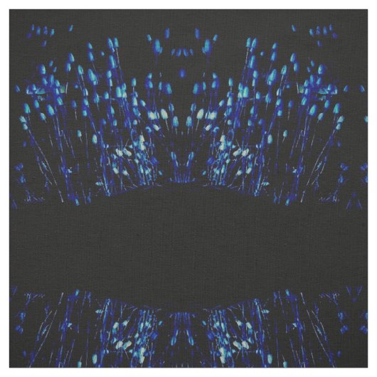 Tissu Chardon de lune bleue (Échantillon)