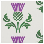 Tissu Chardon d'emblème écossais (Fermer)