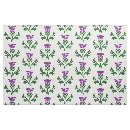 Tissu Chardon d'emblème écossais (Fat Quarter)