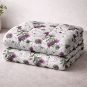Tissu Chardon Pourpre Fleur Sauvage