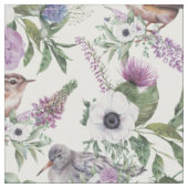 Tissu Chardon Songeur Pourpre Floral (Fermer)