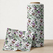 Tissu Chardon Songeur Pourpre Floral