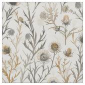 Tissu Chardons et Fleurs sauvages (Détail)
