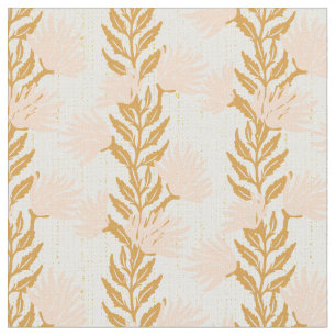 Tissu charme vintage starwort - rose terreux beige