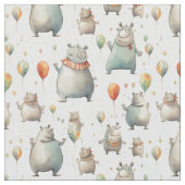 Tissu Charmingly Chunky : Whimsy Hippo (fermé)
