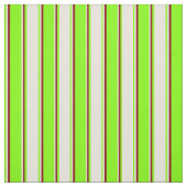 Tissu Chartreuse, Beige et Maroon (Échantillon)