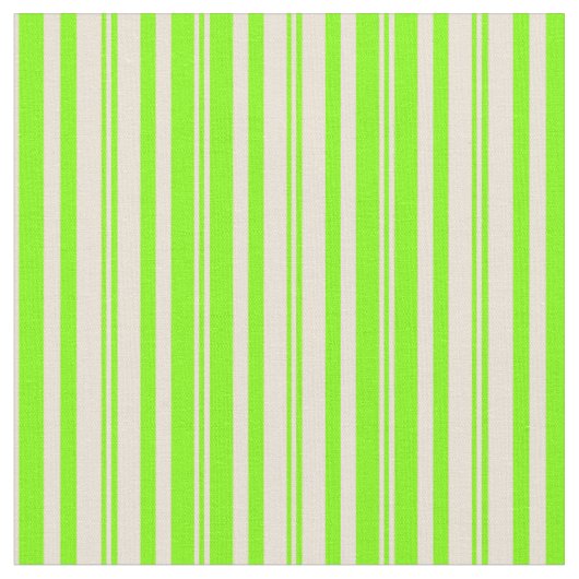 Tissu Chartreuse & Bisque Motif rayé de couleur (Fermer)