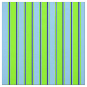Tissu Chartreuse, bleu ciel clair et bleu foncé (Échantillon)