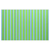 Tissu Chartreuse, bleu ciel clair et bleu foncé (Fat Quarter)