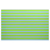 Tissu Chartreuse, ciel clair bleu et rouge foncé (Fat Quarter)