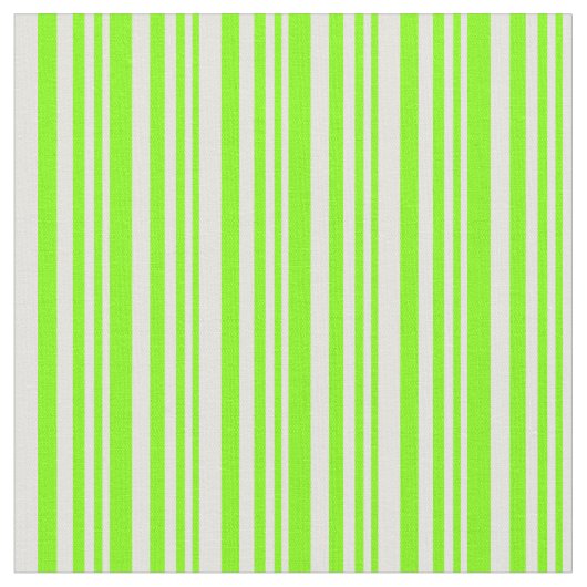 Tissu Chartreuse & Cyan clair Motif rayé (Fermer)