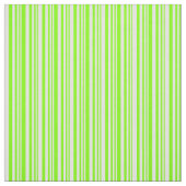 Tissu Chartreuse & Cyan clair Motif rayé (Échantillon)