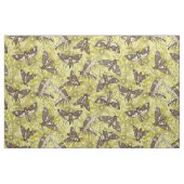 Tissu Chartreuse de la tête de la mort (Fat Quarter)