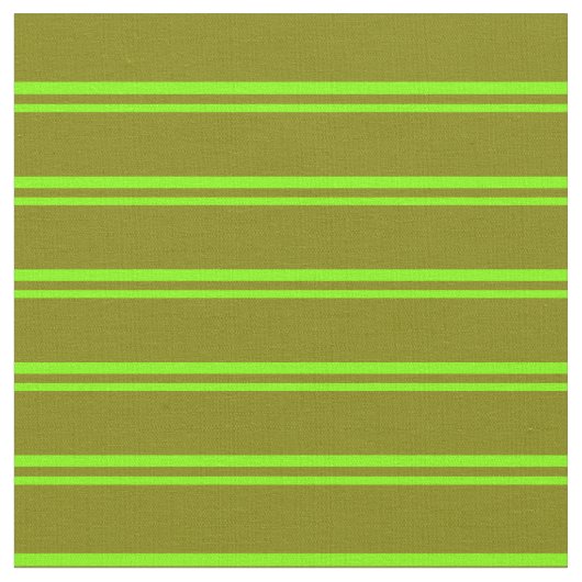 Tissu Chartreuse et Motif à rayures vertes (Fermer)