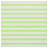 Tissu Chartreuse et Motif blanc de Stripes (Échantillon)