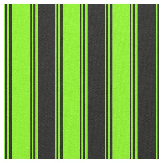 Tissu Chartreuse et Motif noir (Fermer)