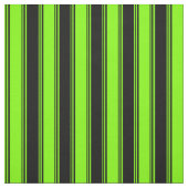 Tissu Chartreuse et Motif noir (Échantillon)