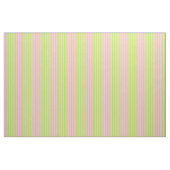 Tissu Chartreuse et rayures roses (Yard)