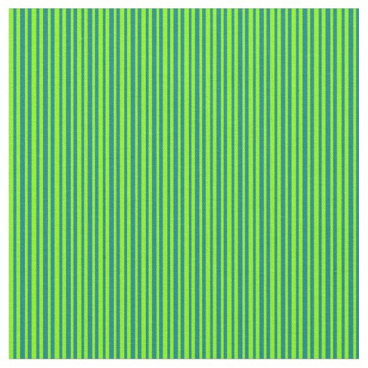 Tissu Chartreuse & Lignes Turquoises (Fermer)