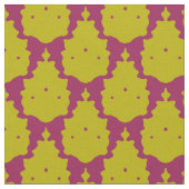 Tissu chartreuse rose damassé (Fermer)