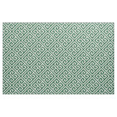 Tissu Chasseur Vert Clé grecque Grande échelle (Yard)