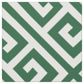 Tissu Chasseur Vert Clé grecque Grande échelle (Fermer)
