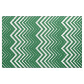 Tissu Chasseur Vert Et Blanc Zigzag Chevron (Fat Quarter)
