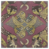 Tissu Chat Abstrait (Échantillon)