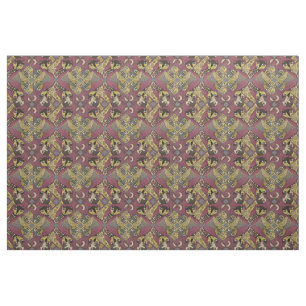 Tissu Chat Abstrait