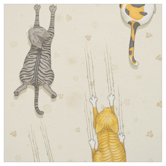 Tissu Chat autorisé (grande échelle) (Échantillon)