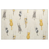 Tissu Chat autorisé (grande échelle) (Fat Quarter)