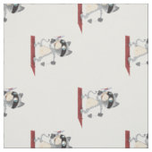 Tissu chat avec couteau (Échantillon)