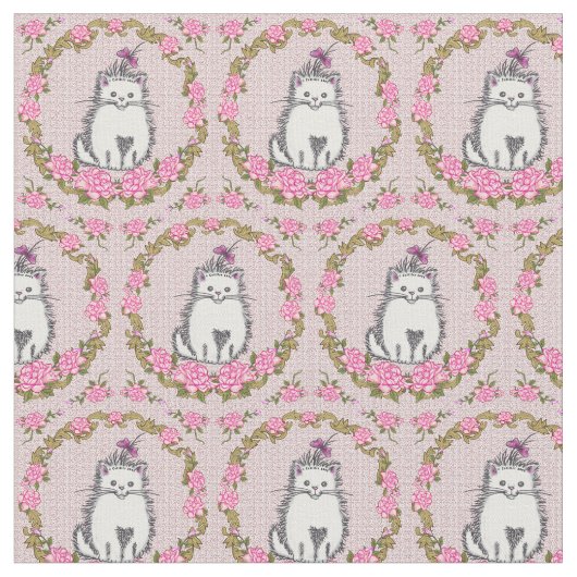 Tissu Chat bébé Kitten (Fermer)