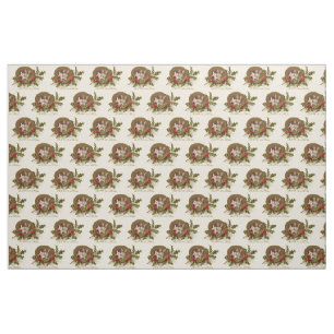 Tissu Chat Chaton Houx Houx d'hiver