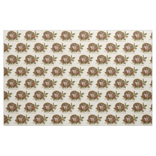 Tissu Chat Chaton Houx Houx d'hiver (Yard)
