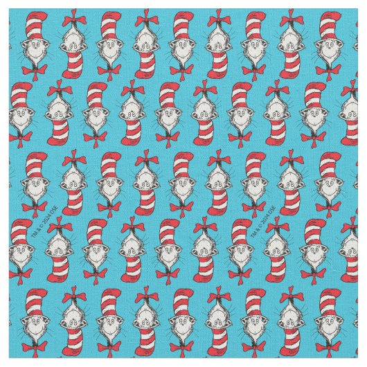 Tissu Chat Dans Le Motif Casquette (Fermer)