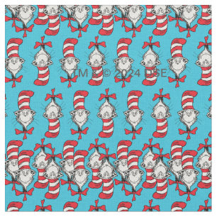 Tissu Chat Dans Le Motif Casquette
