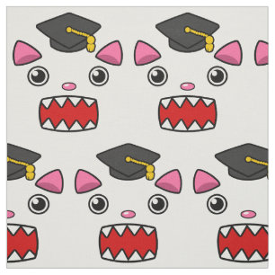 Tissu Chat de diplômes supérieurs