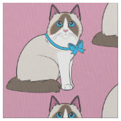 Tissu Chat de Ragdoll (fermé)