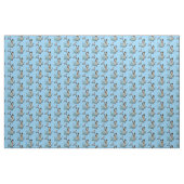 Tissu Chat de Siamese avec Bleu Papillon Animal (Yard)