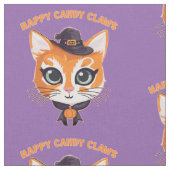Tissu Chat d'Halloween (Fermer)