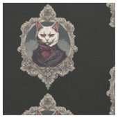 Tissu Chat d'Halloween, chat Vampire (Fermer)