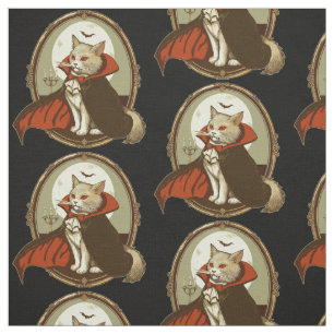 Tissu Chat d'Halloween, Comte Catula