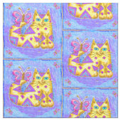 Tissu Chat diamant (Détail)