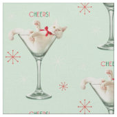 Tissu Chat en verre Martini (Fermer)